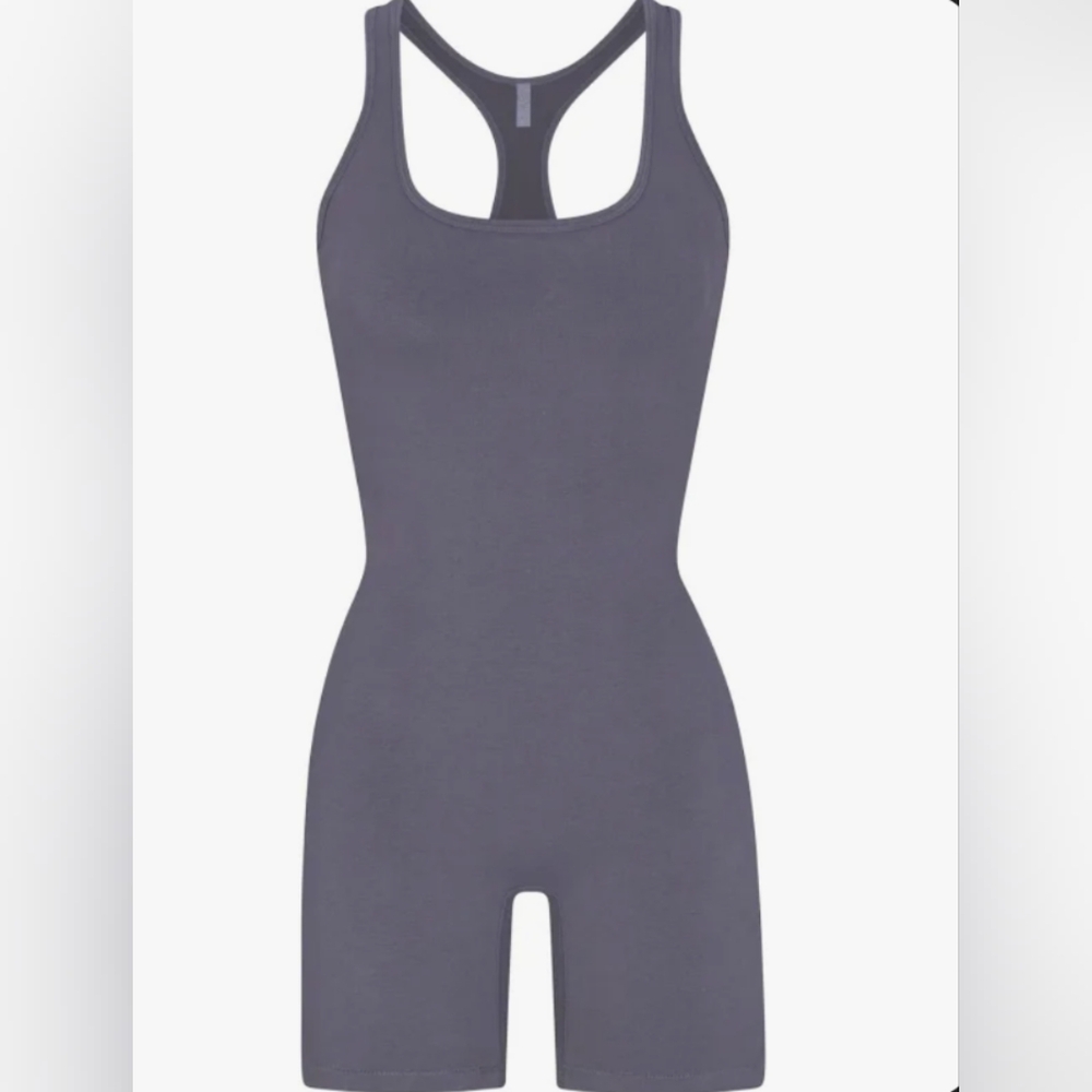 Skims Limited Edition STEEL BLUE Outdoor Onesie